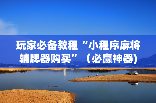 玩家必备教程“小程序麻将辅牌器购买”（必赢神器)