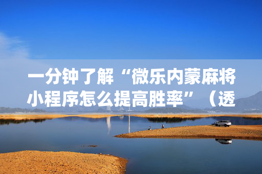 一分钟了解“微乐内蒙麻将小程序怎么提高胜率”（透明挂辅助器)