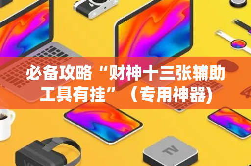 必备攻略“财神十三张辅助工具有挂”（专用神器)