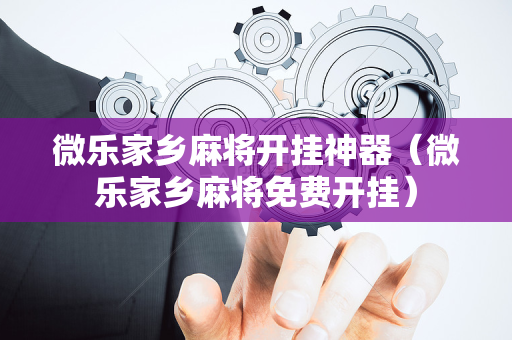 微乐家乡麻将开挂神器（微乐家乡麻将免费开挂）