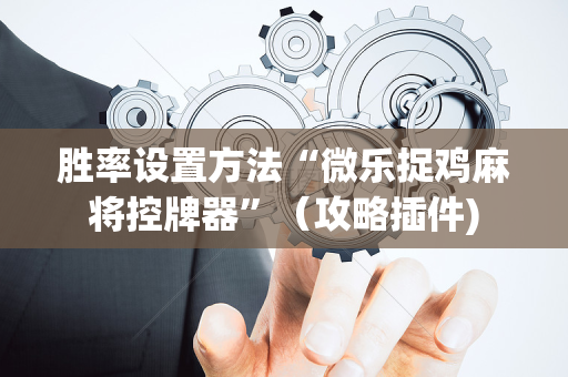 胜率设置方法“微乐捉鸡麻将控牌器”（攻略插件)