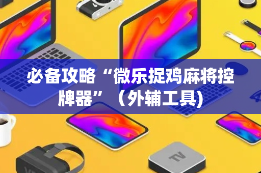 必备攻略“微乐捉鸡麻将控牌器”（外辅工具)