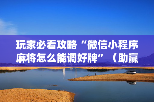 玩家必看攻略“微信小程序麻将怎么能调好牌”（助赢神器)
