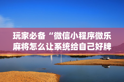玩家必备“微信小程序微乐麻将怎么让系统给自己好牌”（辅牌器插件购买)