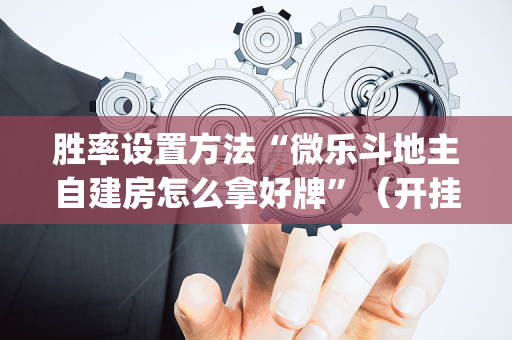 胜率设置方法“微乐斗地主自建房怎么拿好牌”（开挂辅助器脚本)