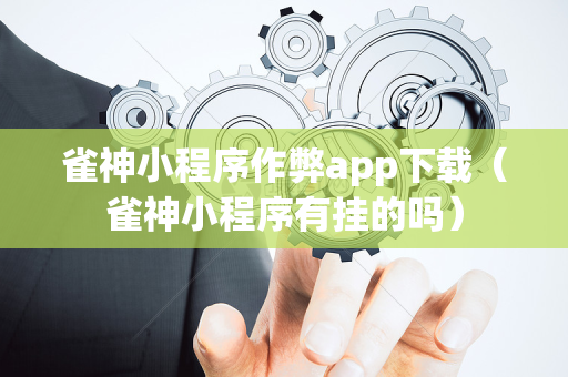 雀神小程序作弊app下载（雀神小程序有挂的吗）