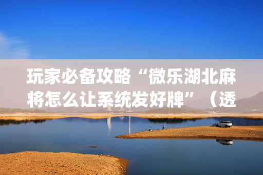 玩家必备攻略“微乐湖北麻将怎么让系统发好牌”（透明挂辅助器)