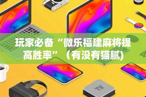 玩家必备“微乐福建麻将提高胜率”（有没有猫腻)