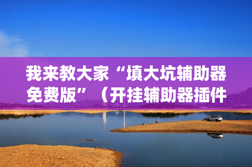 我来教大家“填大坑辅助器免费版”（开挂辅助器插件)