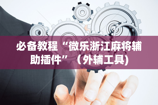 必备教程“微乐浙江麻将辅助插件”（外辅工具)
