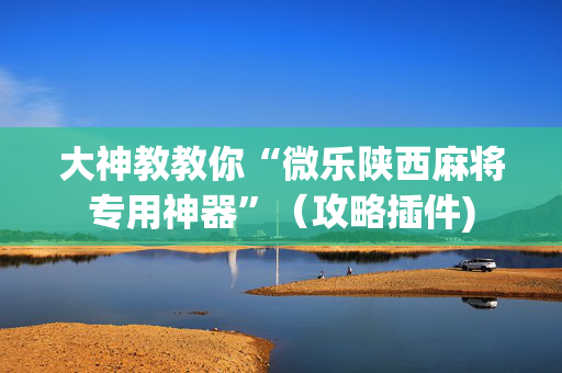 大神教教你“微乐陕西麻将专用神器”（攻略插件)