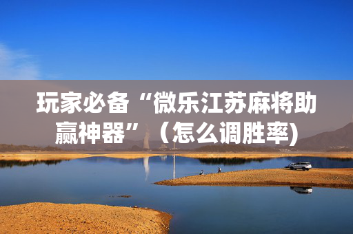 玩家必备“微乐江苏麻将助赢神器”（怎么调胜率)