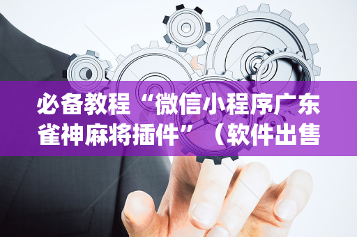 必备教程“微信小程序广东雀神麻将插件”（软件出售)
