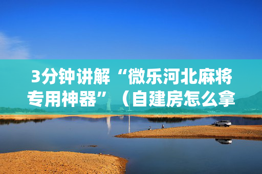 3分钟讲解“微乐河北麻将专用神器”（自建房怎么拿好牌)