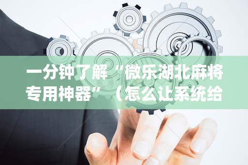 一分钟了解“微乐湖北麻将专用神器”（怎么让系统给自己好牌)