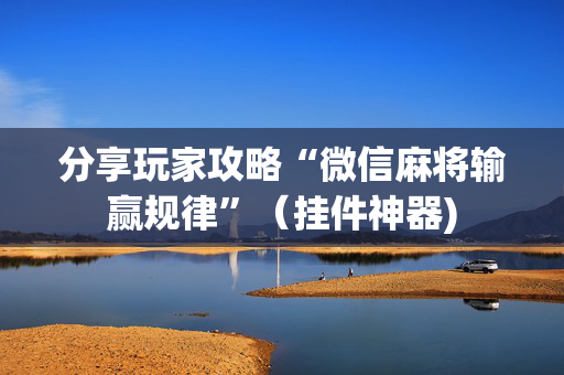 分享玩家攻略“微信麻将输赢规律”（挂件神器)