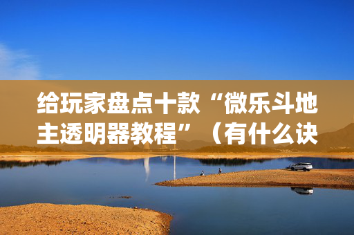 给玩家盘点十款“微乐斗地主透明器教程”（有什么诀窍)