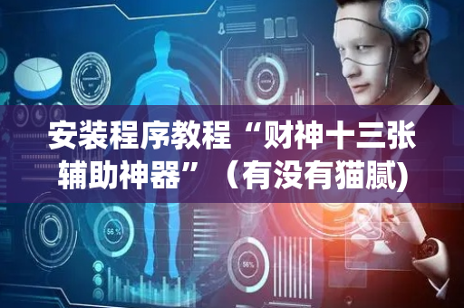 安装程序教程“财神十三张辅助神器”（有没有猫腻)