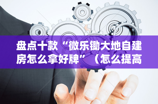 盘点十款“微乐锄大地自建房怎么拿好牌”（怎么提高胜率)