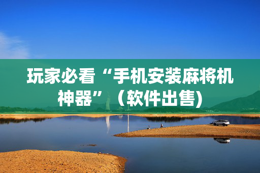 玩家必看“手机安装麻将机神器”（软件出售)