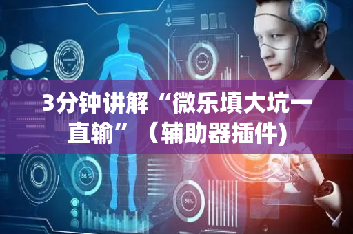 3分钟讲解“微乐填大坑一直输”（辅助器插件)