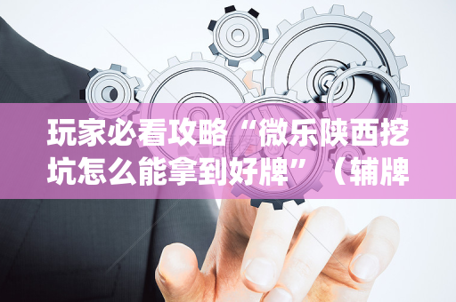 玩家必看攻略“微乐陕西挖坑怎么能拿到好牌”（辅牌器插件购买)