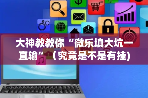 大神教教你“微乐填大坑一直输”（究竟是不是有挂)