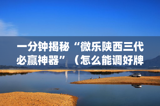 一分钟揭秘“微乐陕西三代必赢神器”（怎么能调好牌)