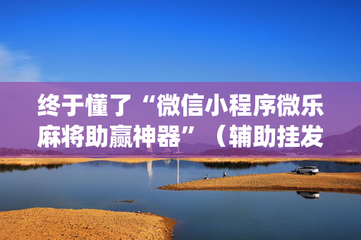 终于懂了“微信小程序微乐麻将助赢神器”（辅助挂发牌规律)