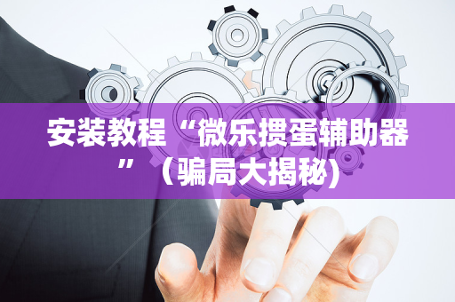 安装教程“微乐掼蛋辅助器”（骗局大揭秘)