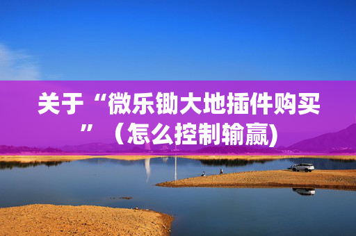 关于“微乐锄大地插件购买”（怎么控制输赢)