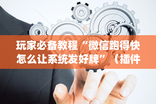 玩家必备教程“微信跑得快怎么让系统发好牌”（插件可信吗)