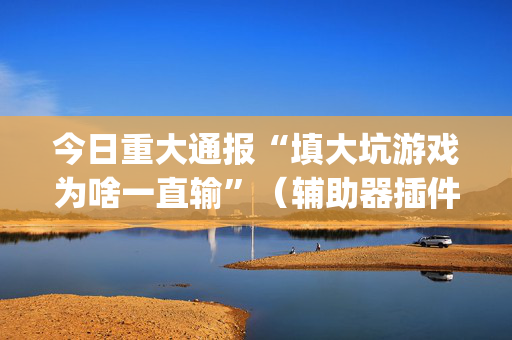 今日重大通报“填大坑游戏为啥一直输”（辅助器插件)