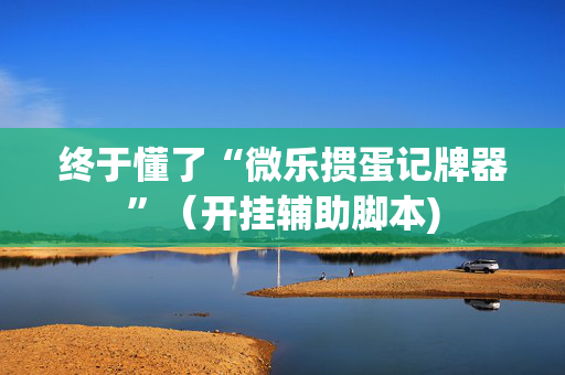 终于懂了“微乐掼蛋记牌器”（开挂辅助脚本)