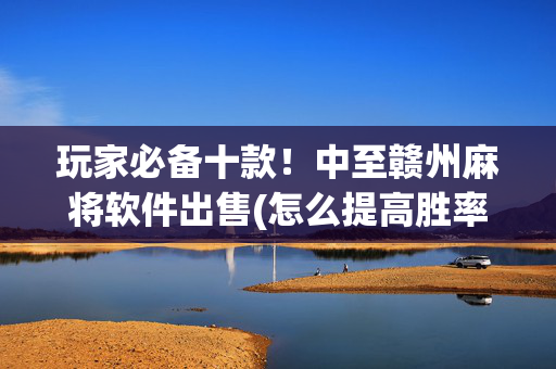 玩家必备十款！中至赣州麻将软件出售(怎么提高胜率)
