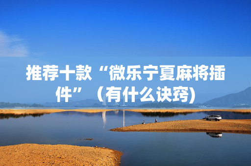 推荐十款“微乐宁夏麻将插件”（有什么诀窍)