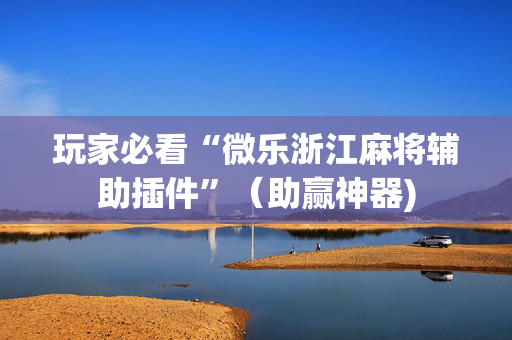 玩家必看“微乐浙江麻将辅助插件”（助赢神器)