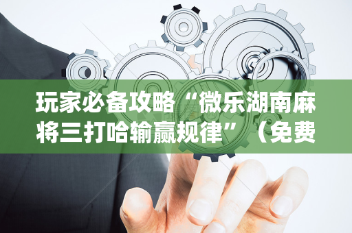 玩家必备攻略“微乐湖南麻将三打哈输赢规律”（免费辅助)