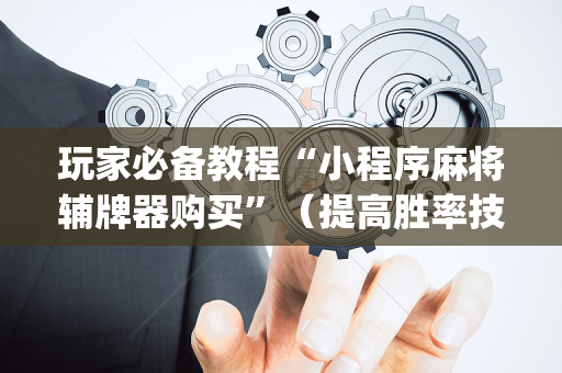 玩家必备教程“小程序麻将辅牌器购买”（提高胜率技巧)