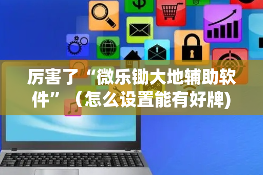 厉害了“微乐锄大地辅助软件”（怎么设置能有好牌)