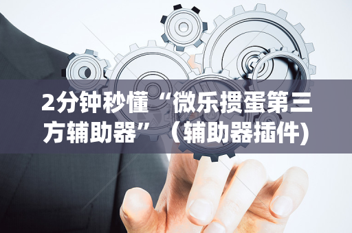 2分钟秒懂“微乐掼蛋第三方辅助器”（辅助器插件)