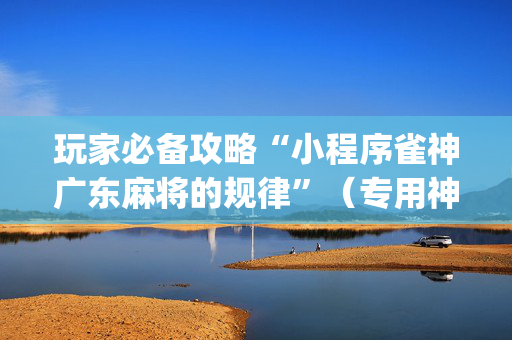 玩家必备攻略“小程序雀神广东麻将的规律”（专用神器)
