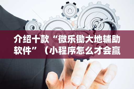 介绍十款“微乐锄大地辅助软件”（小程序怎么才会赢)