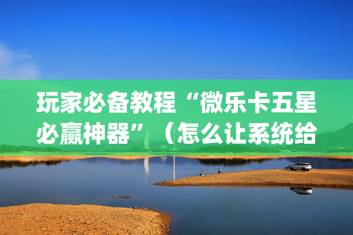 玩家必备教程“微乐卡五星必赢神器”（怎么让系统给你发好牌)
