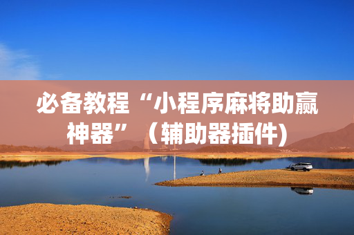 必备教程“小程序麻将助赢神器”（辅助器插件)