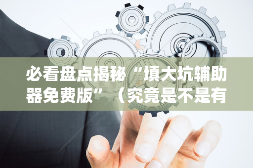 必看盘点揭秘“填大坑辅助器免费版”（究竟是不是有挂)