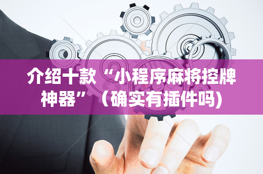 介绍十款“小程序麻将控牌神器”（确实有插件吗)