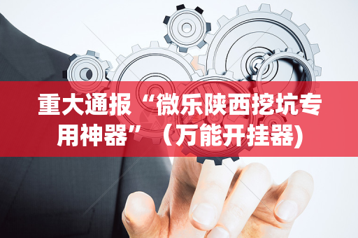 重大通报“微乐陕西挖坑专用神器”（万能开挂器)