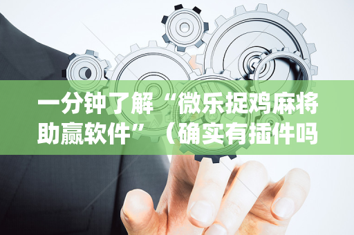 一分钟了解“微乐捉鸡麻将助赢软件”（确实有插件吗)
