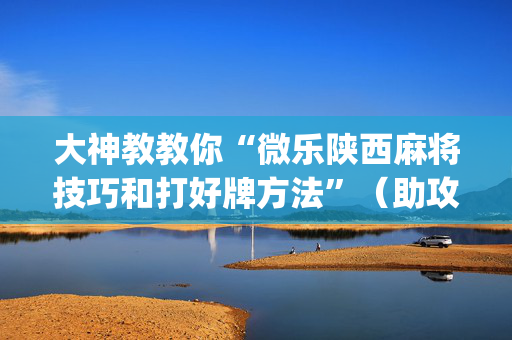 大神教教你“微乐陕西麻将技巧和打好牌方法”（助攻神器)